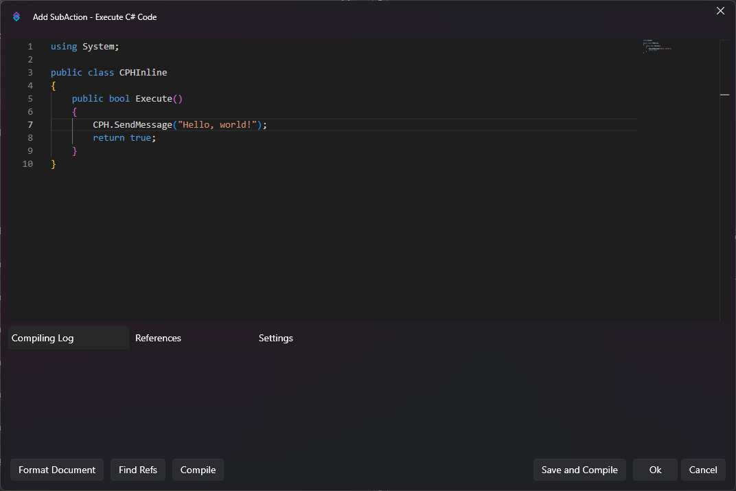 Custom Scripting